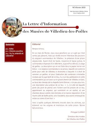 Lettre N°03 Les Droits Du Commandeur