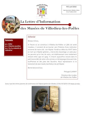 Lettre N°05 L'Hôpital De Villedieu