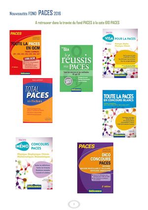 Nouveautés Fond Paces 2016