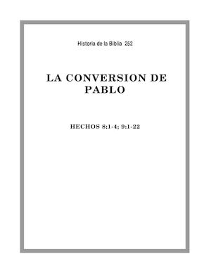 252.- La Conversión De Pablo