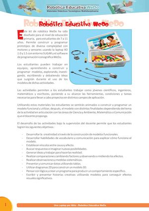 Robotica Educativa Para Nivel Primario We Do