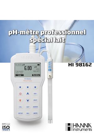 pH-mètre professionnel spécial lait HI 98162