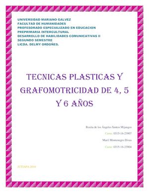 Tecnicas Plasticas