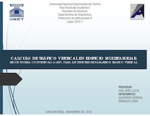 calculo trafico vertical