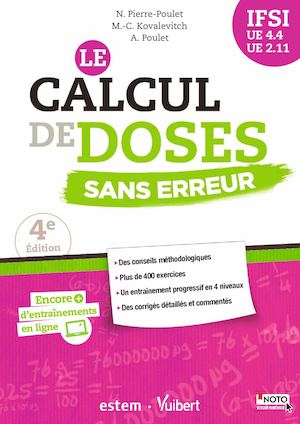 9782843718687_Le calcul de doses sans erreur - IFSI - UE 4.4 et 2.11