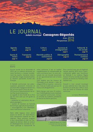 Journal Cassagnes Begonhes 2015 2016