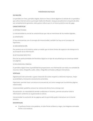 Periódicos Digitales