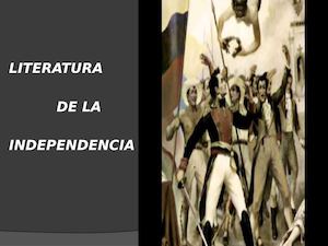 Literatura de la Independencia Latinoamericana