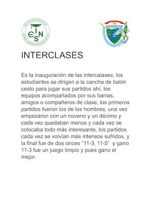 Interclases