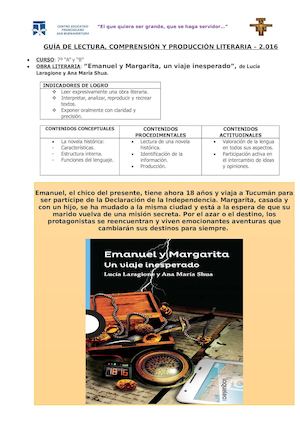 Emanuel Y Margarita Un Viaje Inesperado