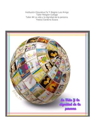 Taller#4 La vida y la dignidad de la persona-Collage