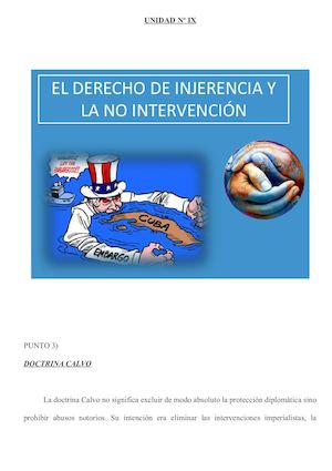 Las Doctrinas Calvo Y Drago