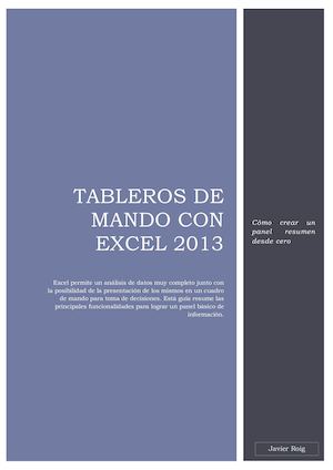 Excel Avanzado: Dasboard