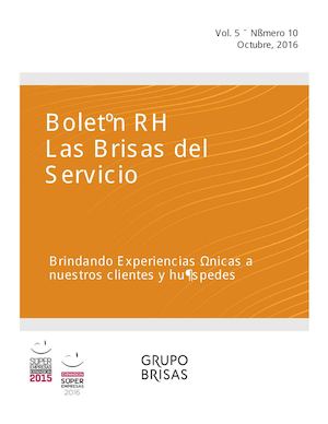 Boletín de Recursos Humanos de Grupo Brisas - Octubre 2016