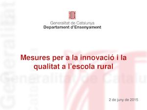 Presentació Escola Rural