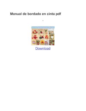manua de bordado