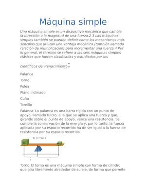 Máquina Simple