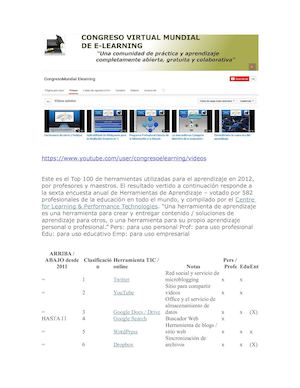 Listado de 100 herramientas tecnológicas para la educación