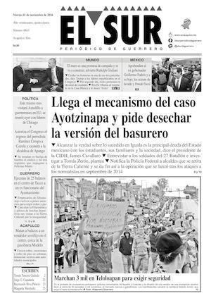 El Sur Viernes 11112016