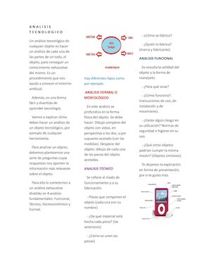 Analisis Tecnologico