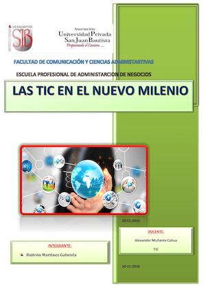 Las Tic En El Nuevo Milenio