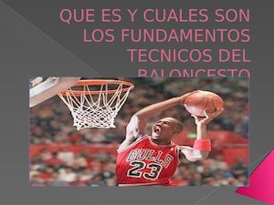 Que Es Y Cuales Son Los Fundamentos Tecnicos