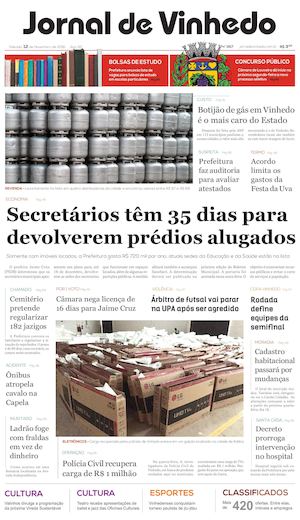 Jornal De Vinhedo Sabado 12 De Novembro De 2016 Edic 1617