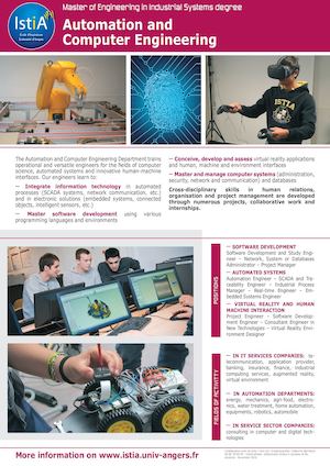 Automation and Computer Engineering, Graduate School of Engineering (Angers, France)