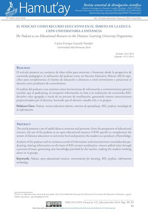 (Lectura) El Podcast Como Recurso Educativo