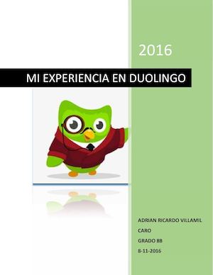 Trabajo Calameo Duoloingo Ricardo Villamil