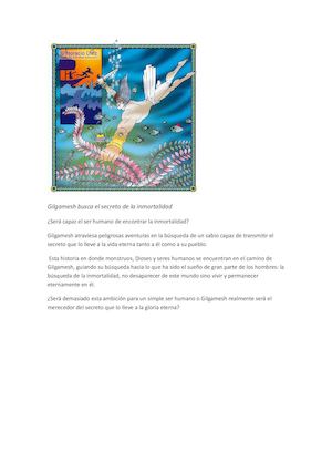 Gilgamesh Busca El Secreto De La Inmortalidad