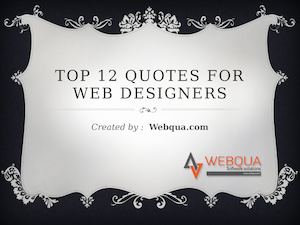 Calaméo - Top 12 Inspirational Quotes For Web Designers