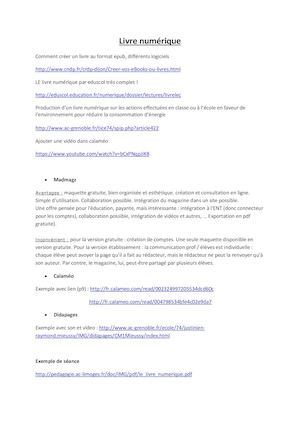 Livre Numérique