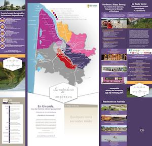 Carte Route Des Vins En Blaye Et Bourg