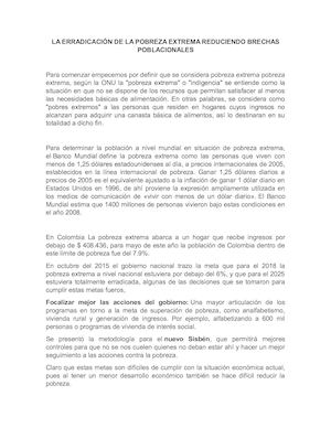 Calaméo - La Erradicación De La Pobreza Extrema