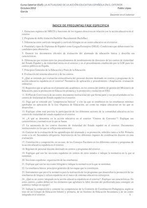 00 Indice Preguntas De La Primera Parte