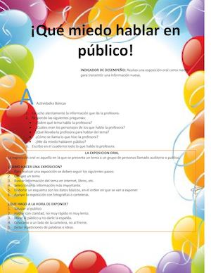 LA EXPOSICION- ESPAÑOL