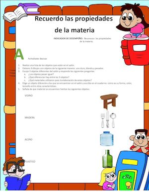 LA MATERIA - CIENCIAS NATURALES