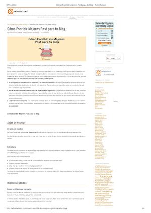 Cómo Escribir Mejores Post Para Tu Blog Advei School