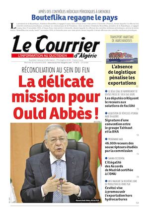 Le Courrier D'Algérie Du Mercredi 16 Novembre 2016