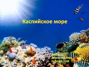 Каспийское море