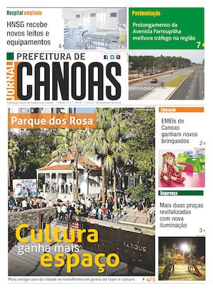 Jornal da Prefeitura de Canoas | Edição 217 | Ano 8 | 11 a 17 de novembro de 2016