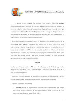 Tutorial Básico do Windows Movie Maker