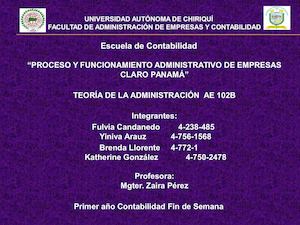 Trabajo De Teoria De La Investigación Empresas Claro