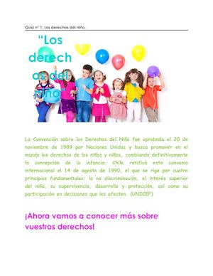 los derechos de los niños