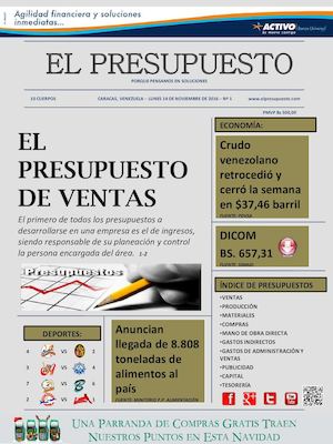 Presupuesto de Ventas, Autor: Gil Rodrigo