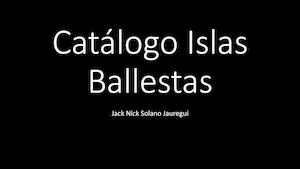 Catálogo Islas Ballestas