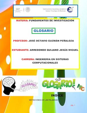 Glosario de palabras version 2.0