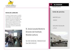 Folleto Nicolas Larburu