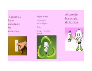 Apagar Las Luces Cuando No Las Necesites